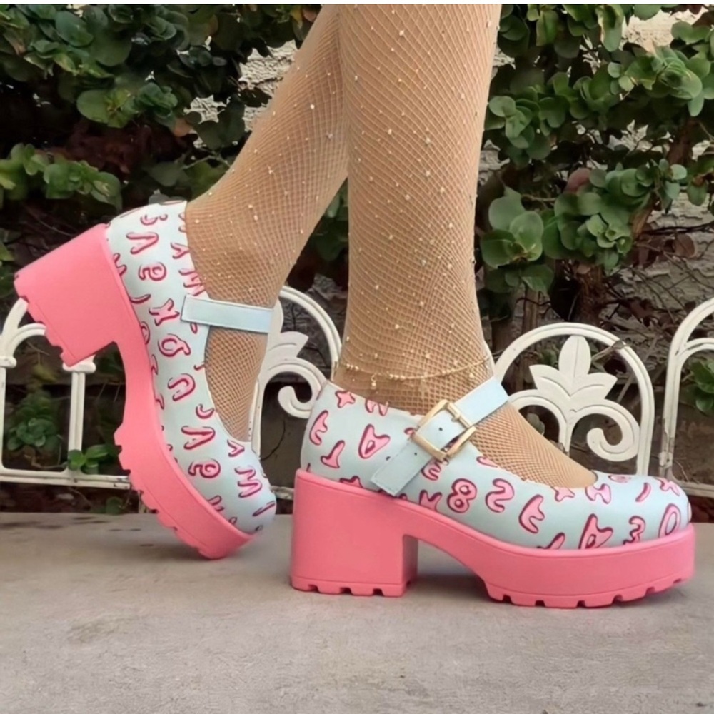 Melanie Martinez x Koi Tira Mary Janes Alphabet edition US 10/ UK 8